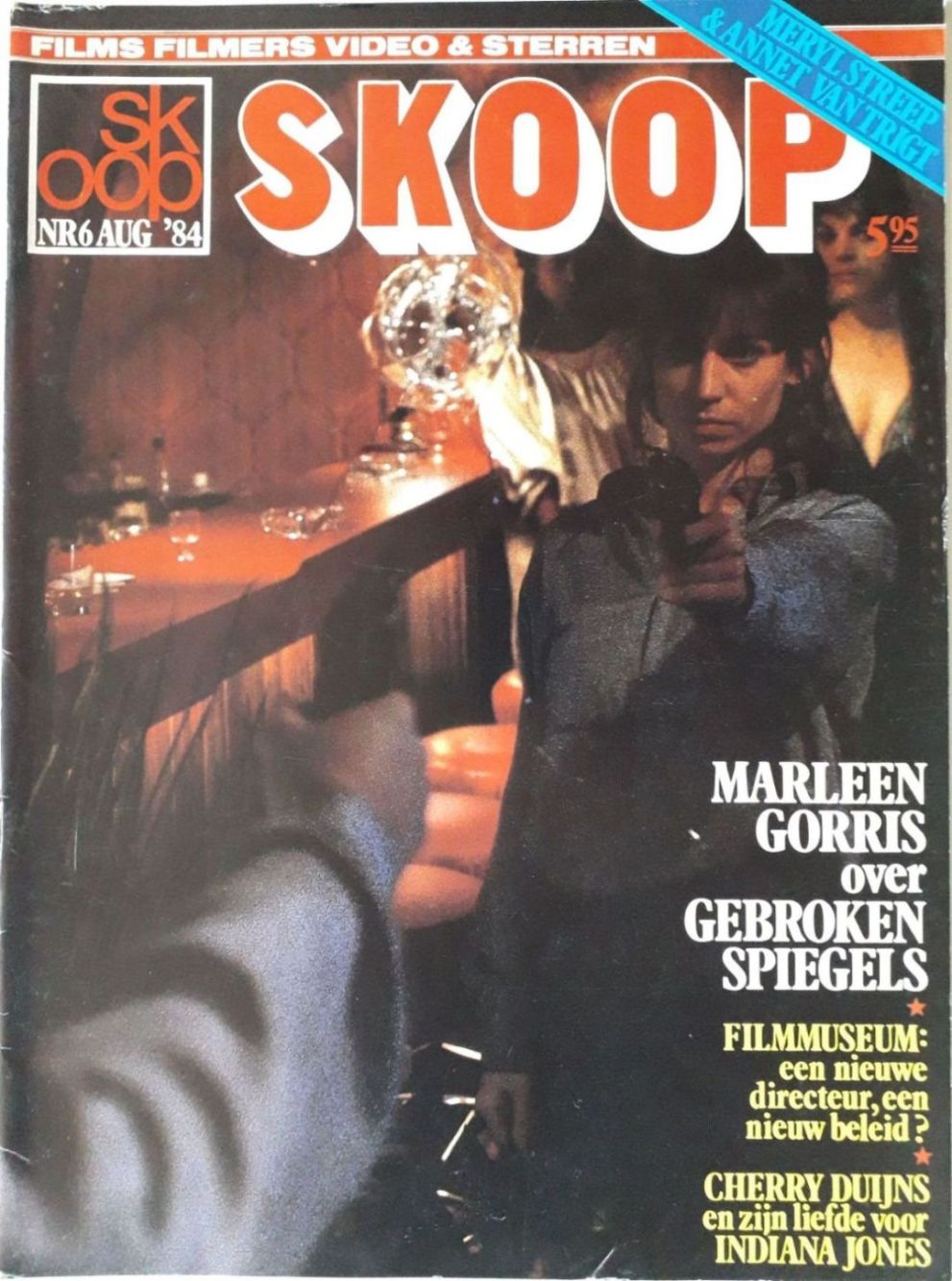 SKOOP magazine side cover  Vol 20 No  6  August 1984