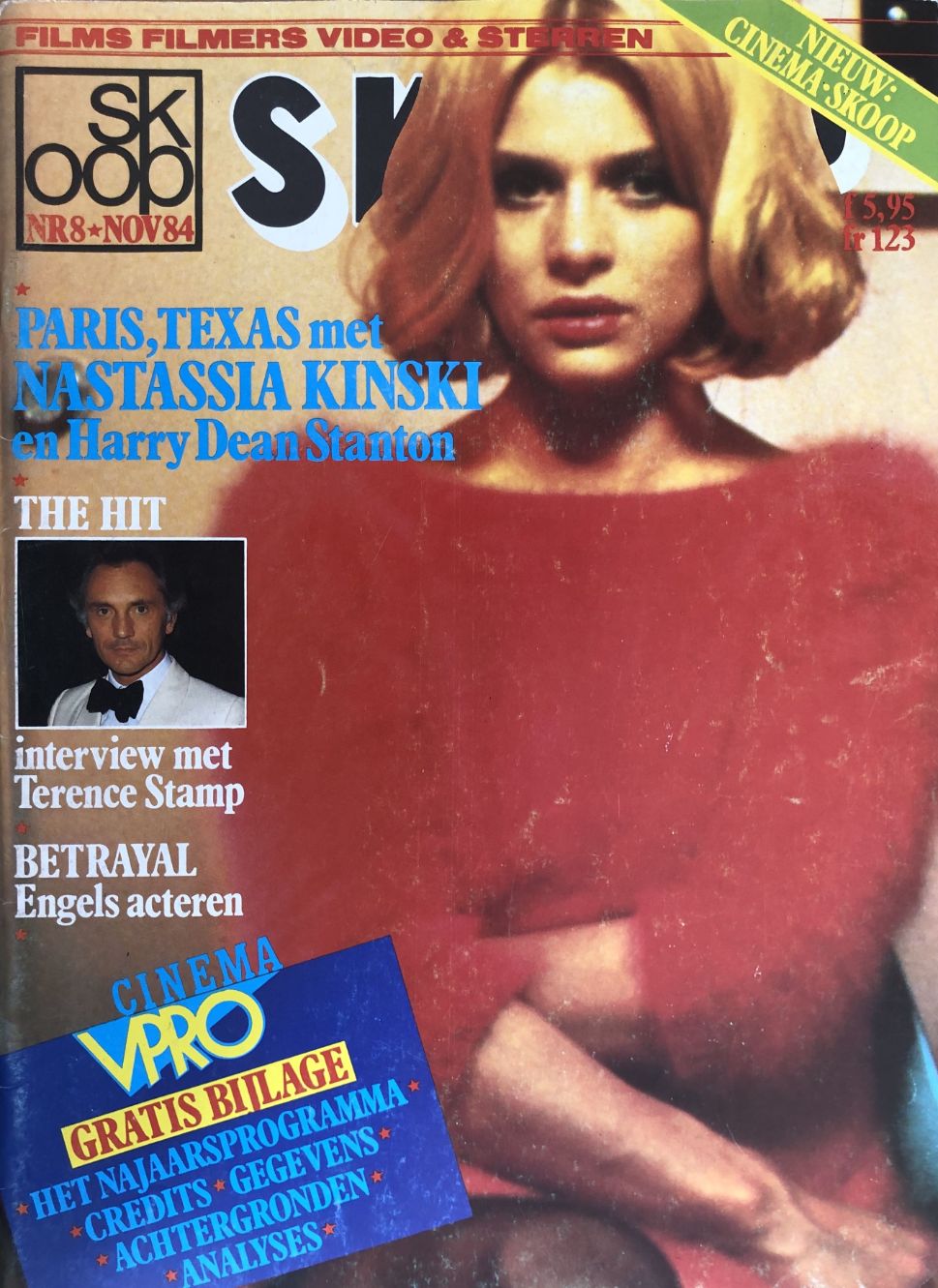 SKOOP magazine side cover  Vol 20 No  8  November 1984