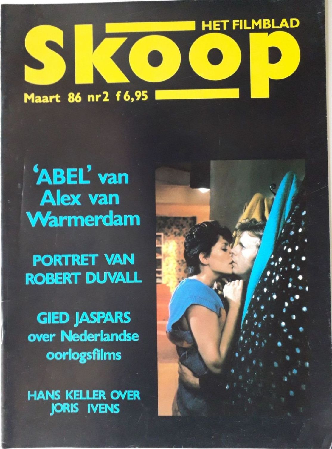 SKOOP magazine side cover  Vol 22 No  2  March 1986