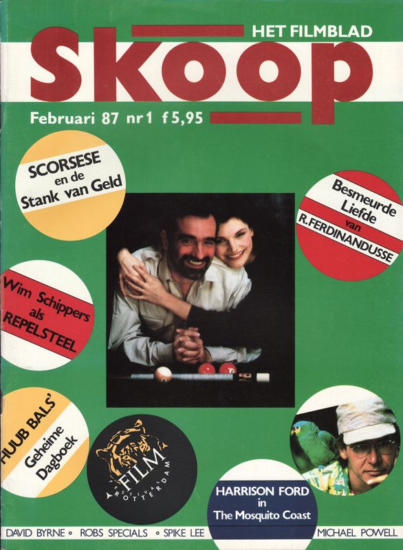 SKOOP magazine side cover  Vol 23 No  1  February 1987