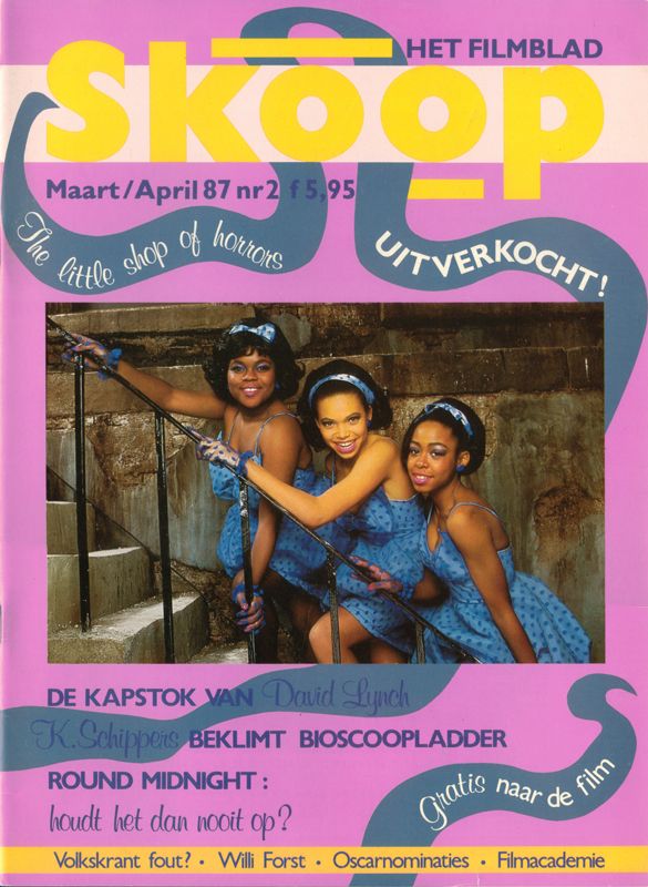 SKOOP magazine side cover  Vol 23 No  2  March/April 1987