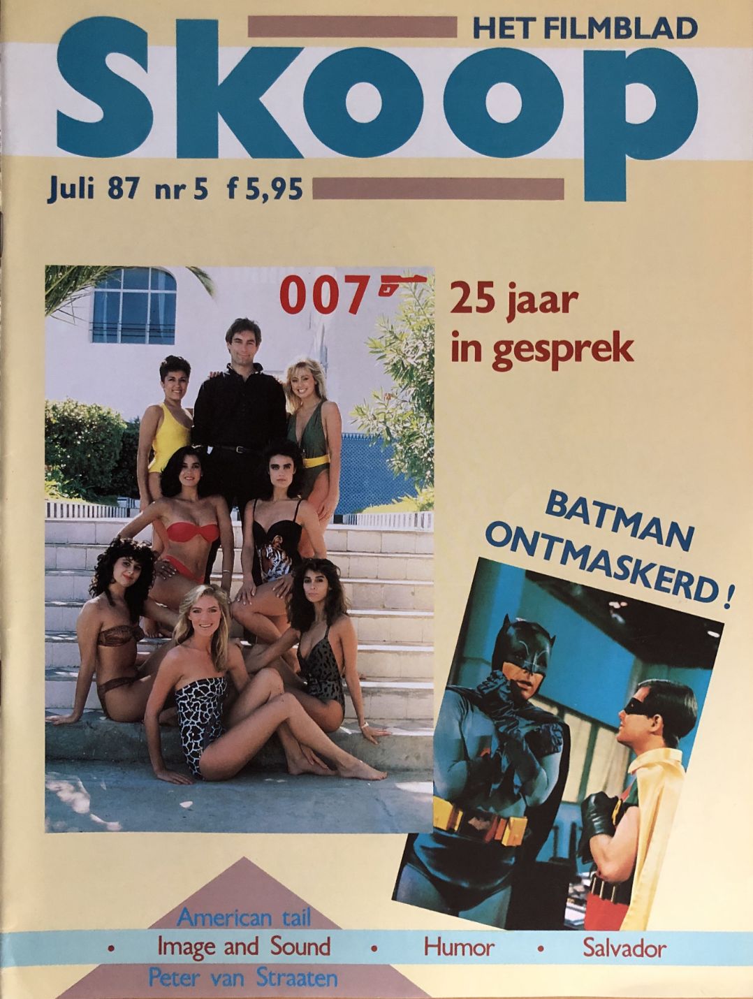 SKOOP magazine side cover  Vol 23 No  5  July 1987