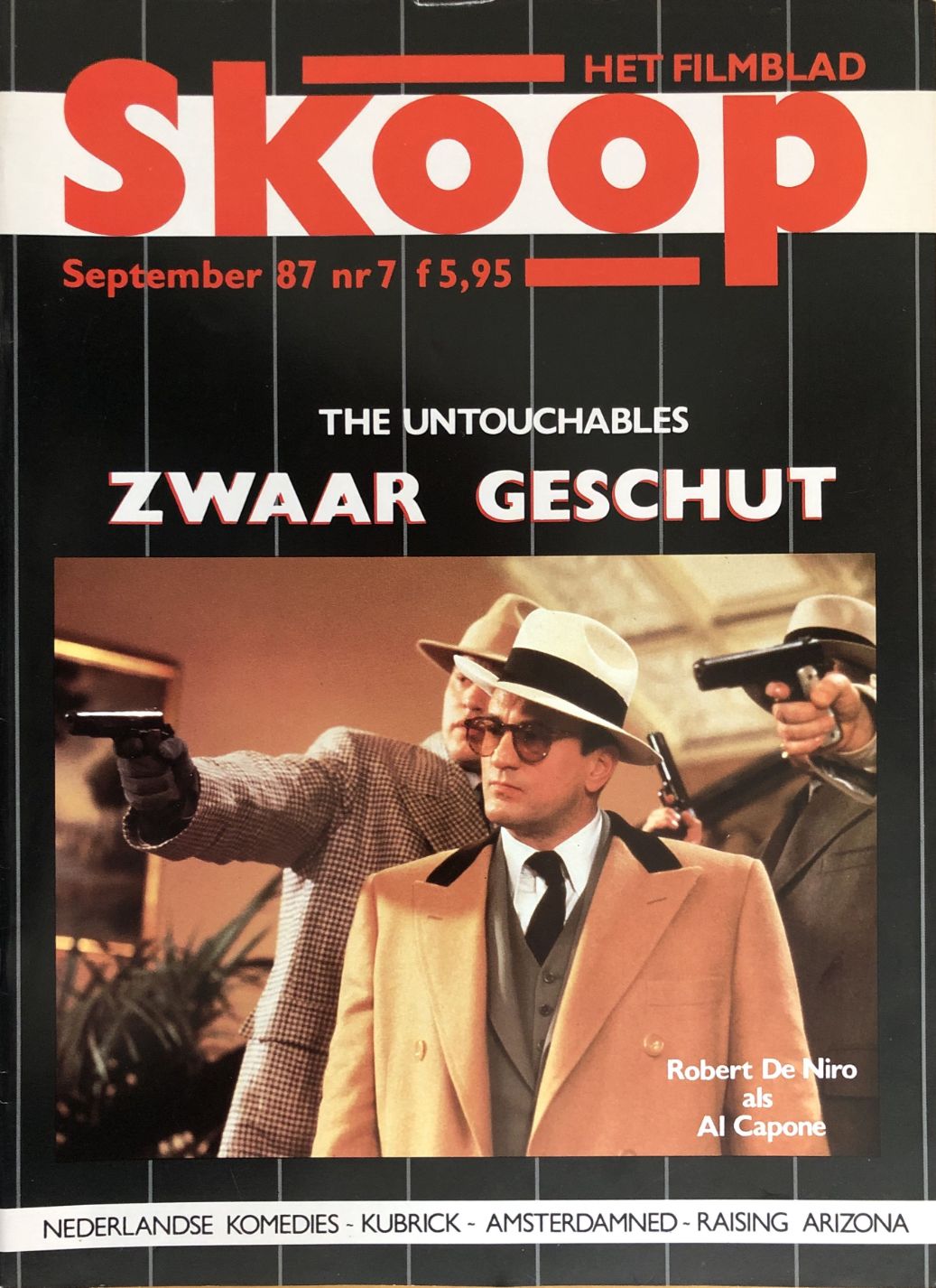SKOOP magazine side cover  Vol 23 No  7  September 1987