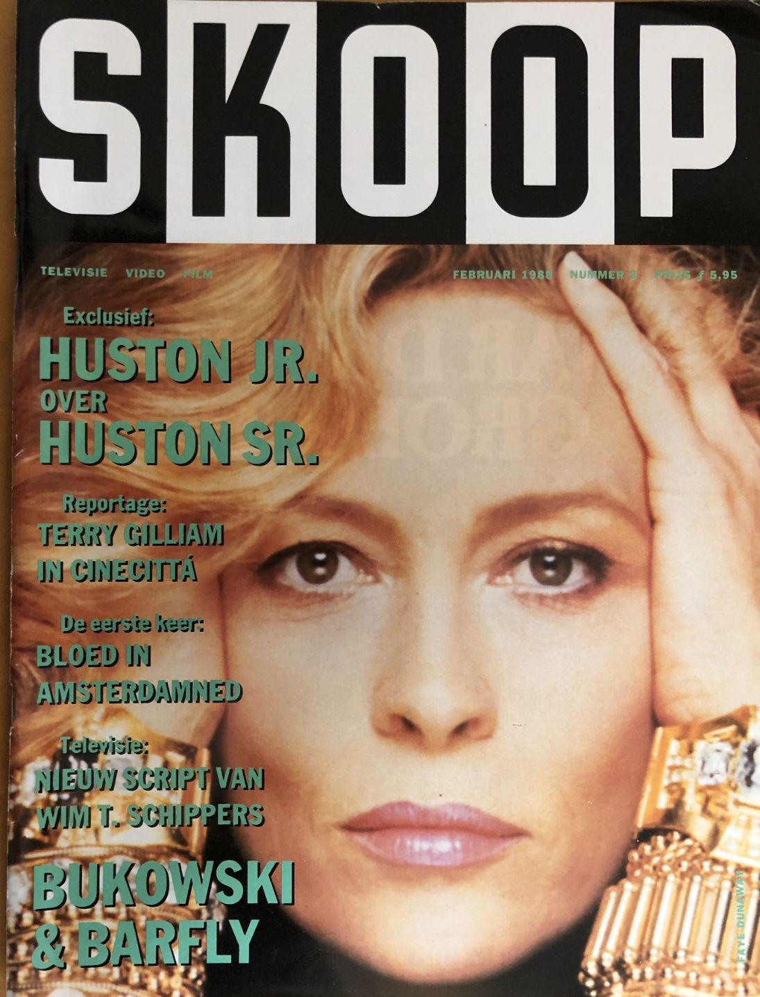 SKOOP magazine side cover Issue 2  February 1988
