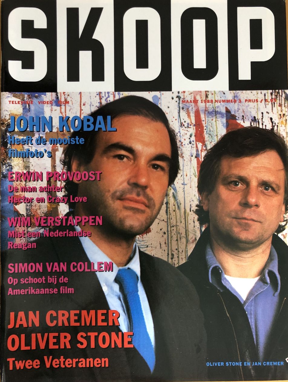 SKOOP magazine side cover Issue 3  March 1988