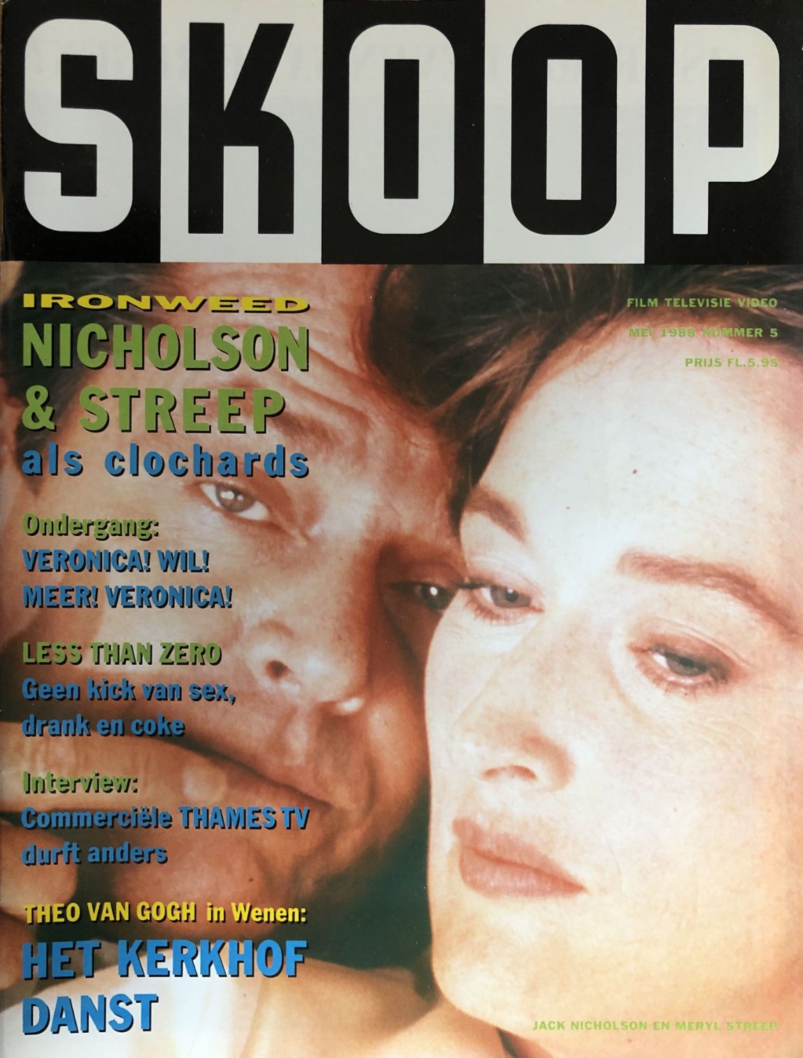 SKOOP magazine side cover Issue 5  May 1988