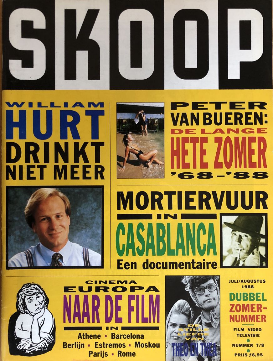 SKOOP magazine side cover Issue 7-8  July/August 1988