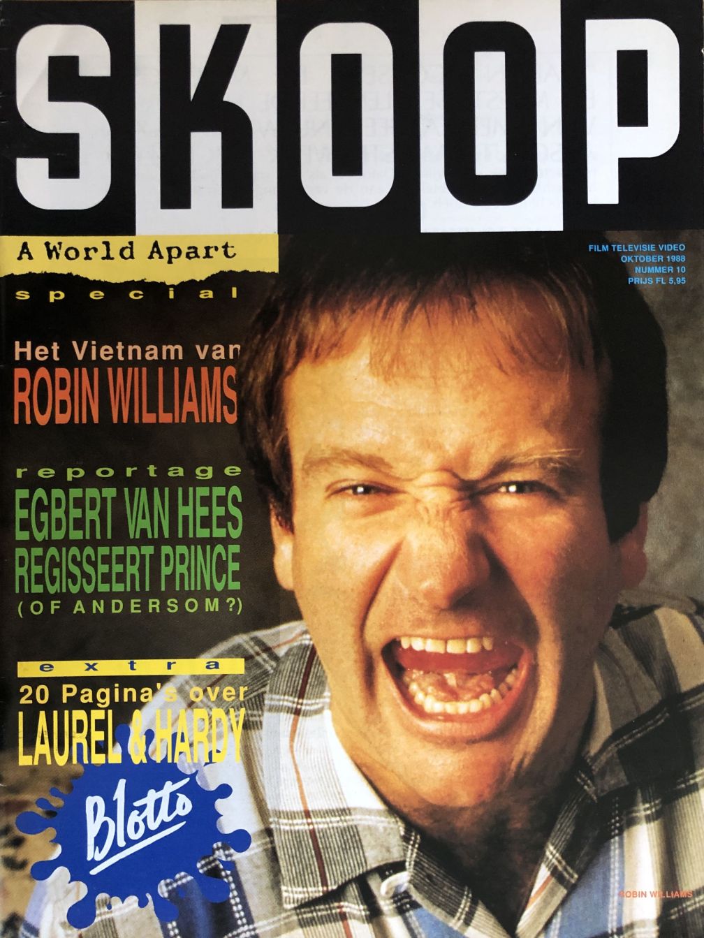 SKOOP magazine side cover Issue 10  October 1988