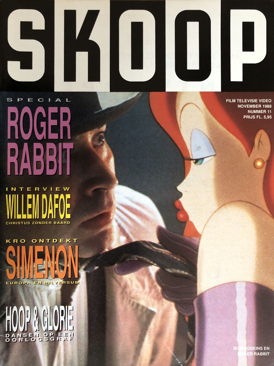 SKOOP magazine side cover Issue 11  November 1988