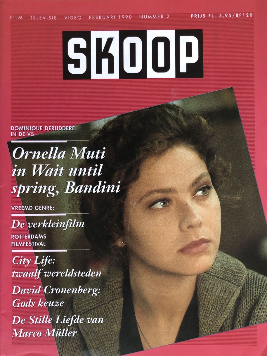 SKOOP magazine side cover Issue 2  February 1990