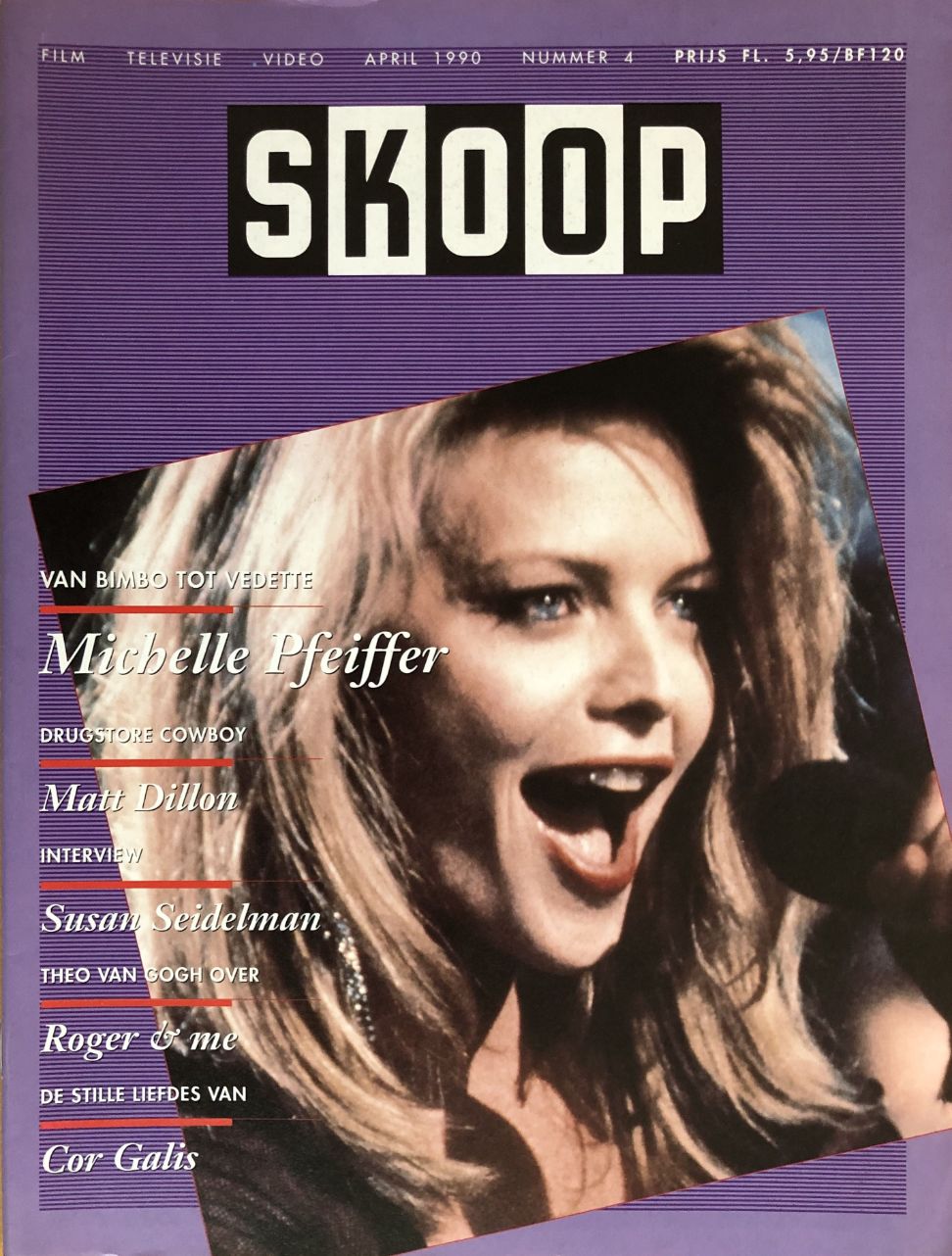 SKOOP magazine side cover Issue 4  April 1990