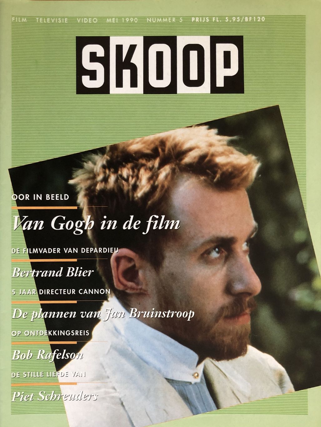 SKOOP magazine side cover Issue 5  May 1990