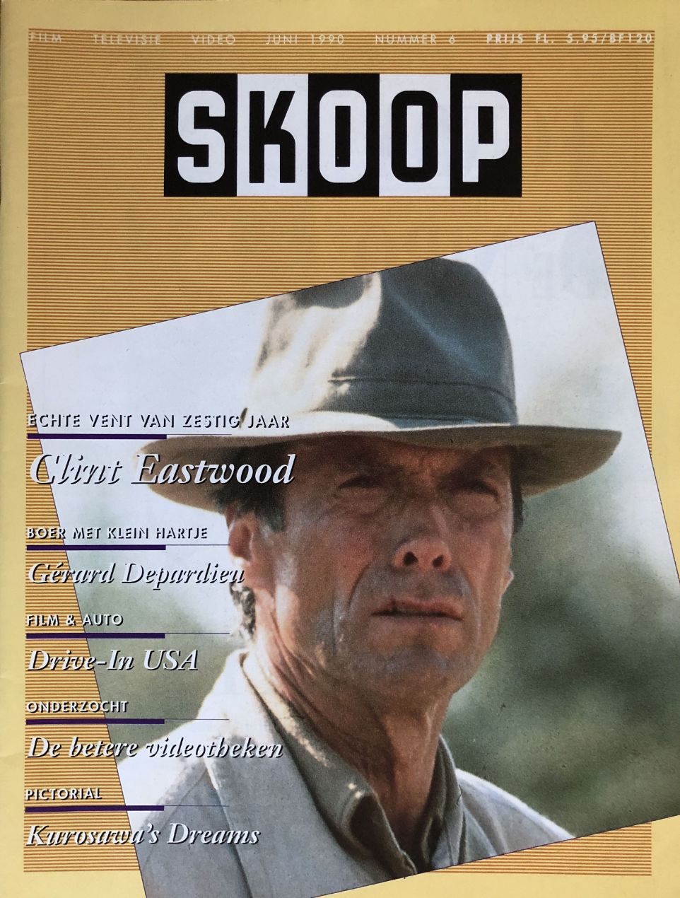 SKOOP magazine side cover Issue 6  May 1990