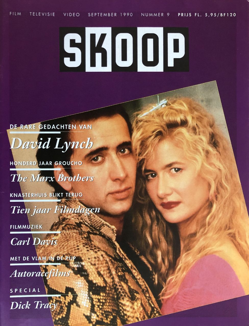 SKOOP magazine side cover Issue 9  September 1990