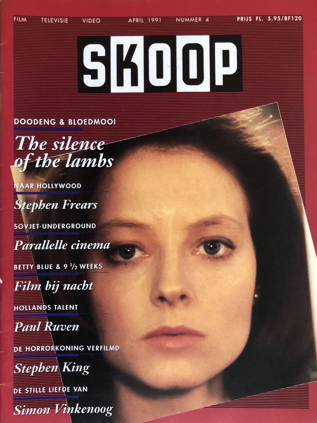SKOOP magazine side cover Issue 4  April 1991