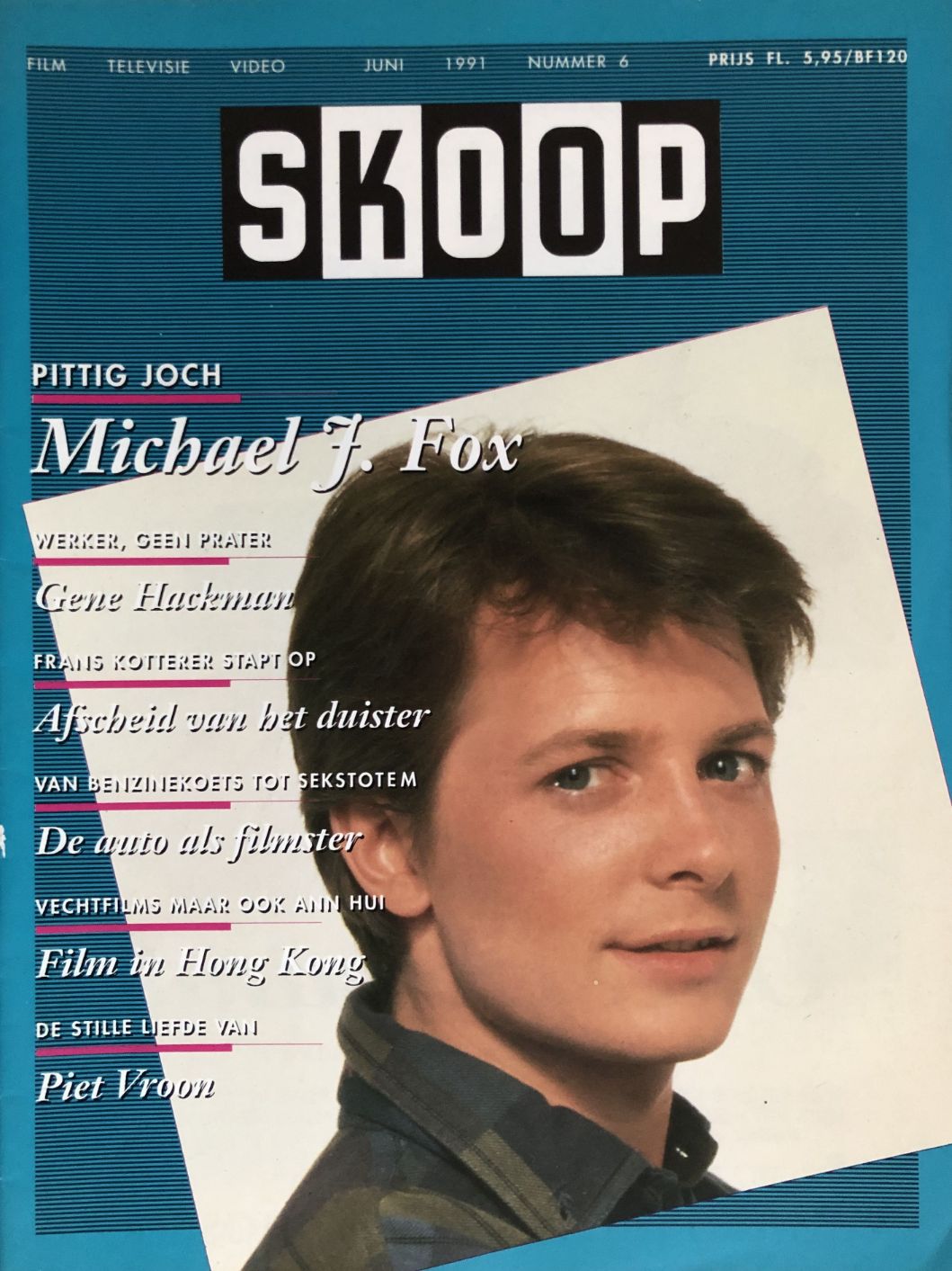 SKOOP magazine side cover Issue 6  June 1991