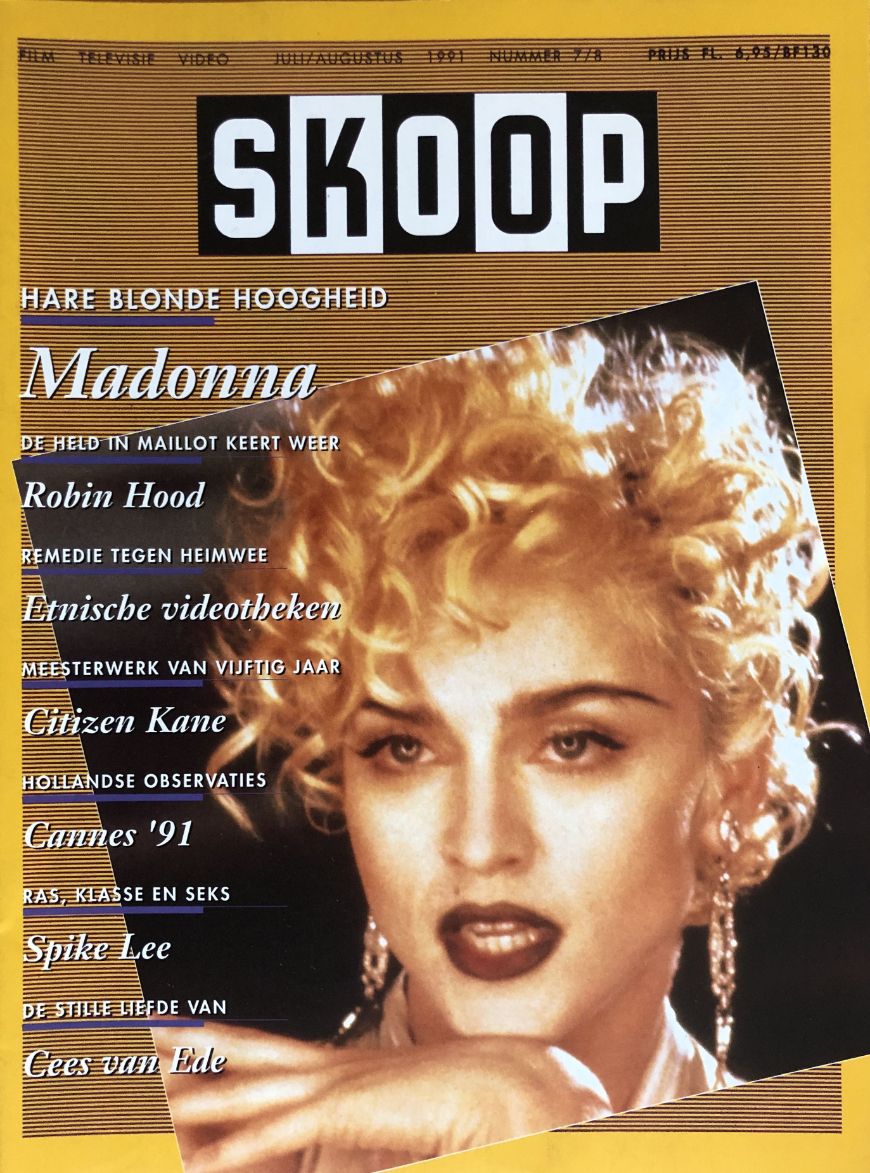 SKOOP magazine side cover Issue 7-8  July/August 1991