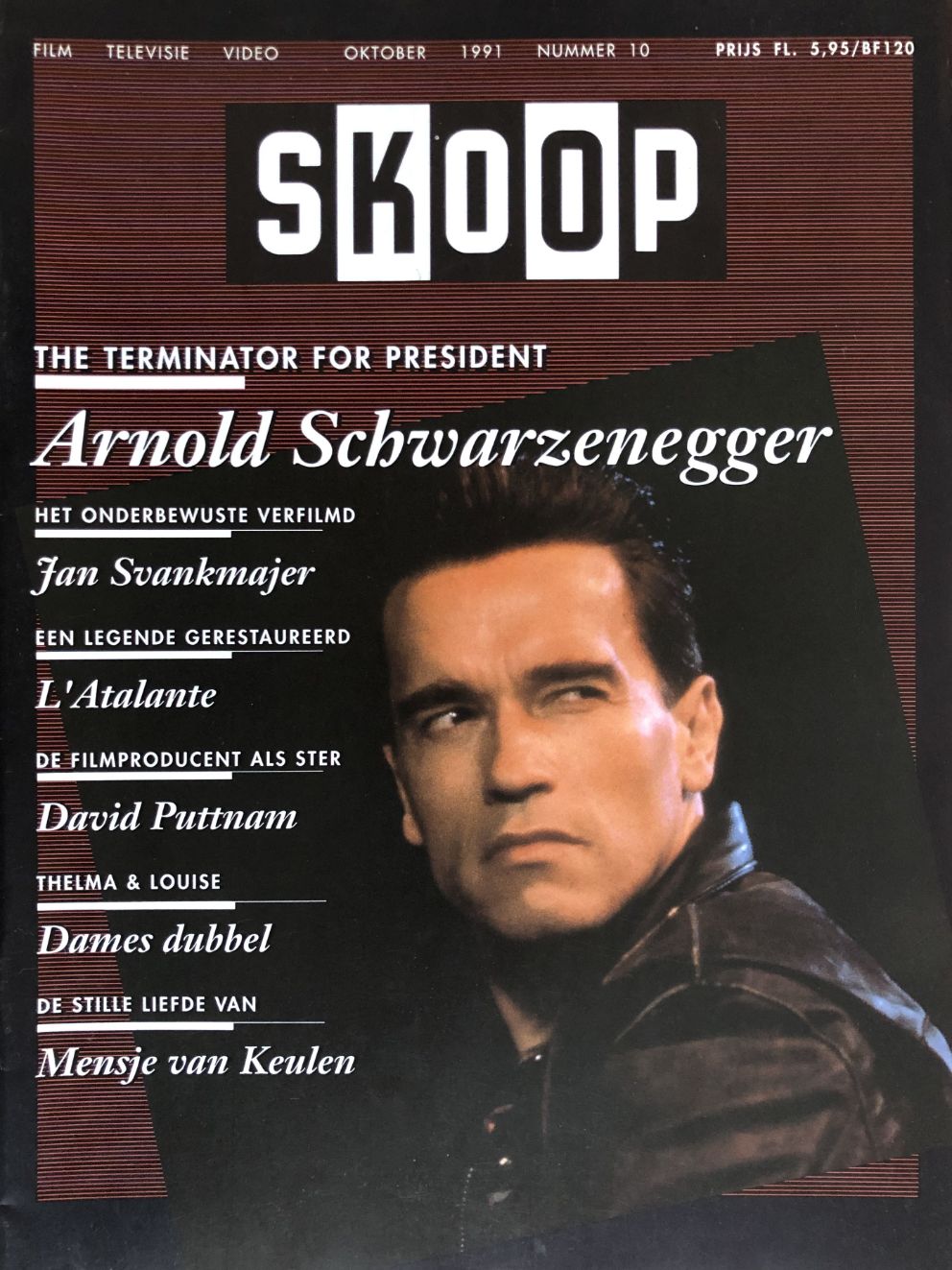 SKOOP magazine side cover Issue 10  October 1991