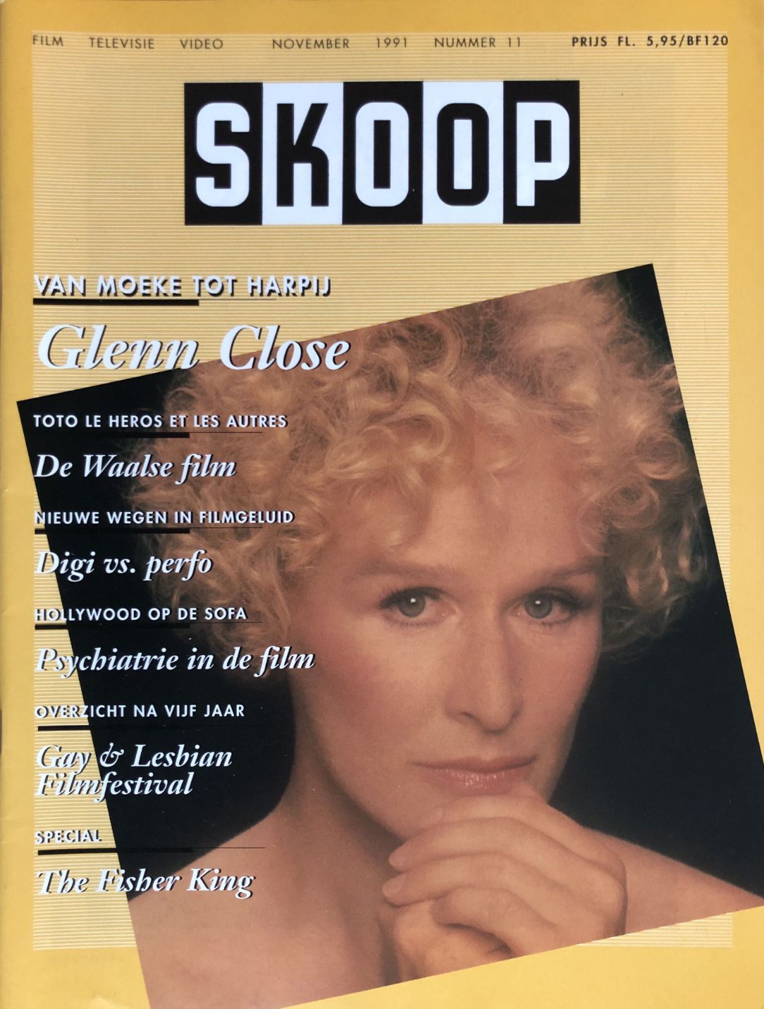 SKOOP magazine side cover Issue 11  November 1991