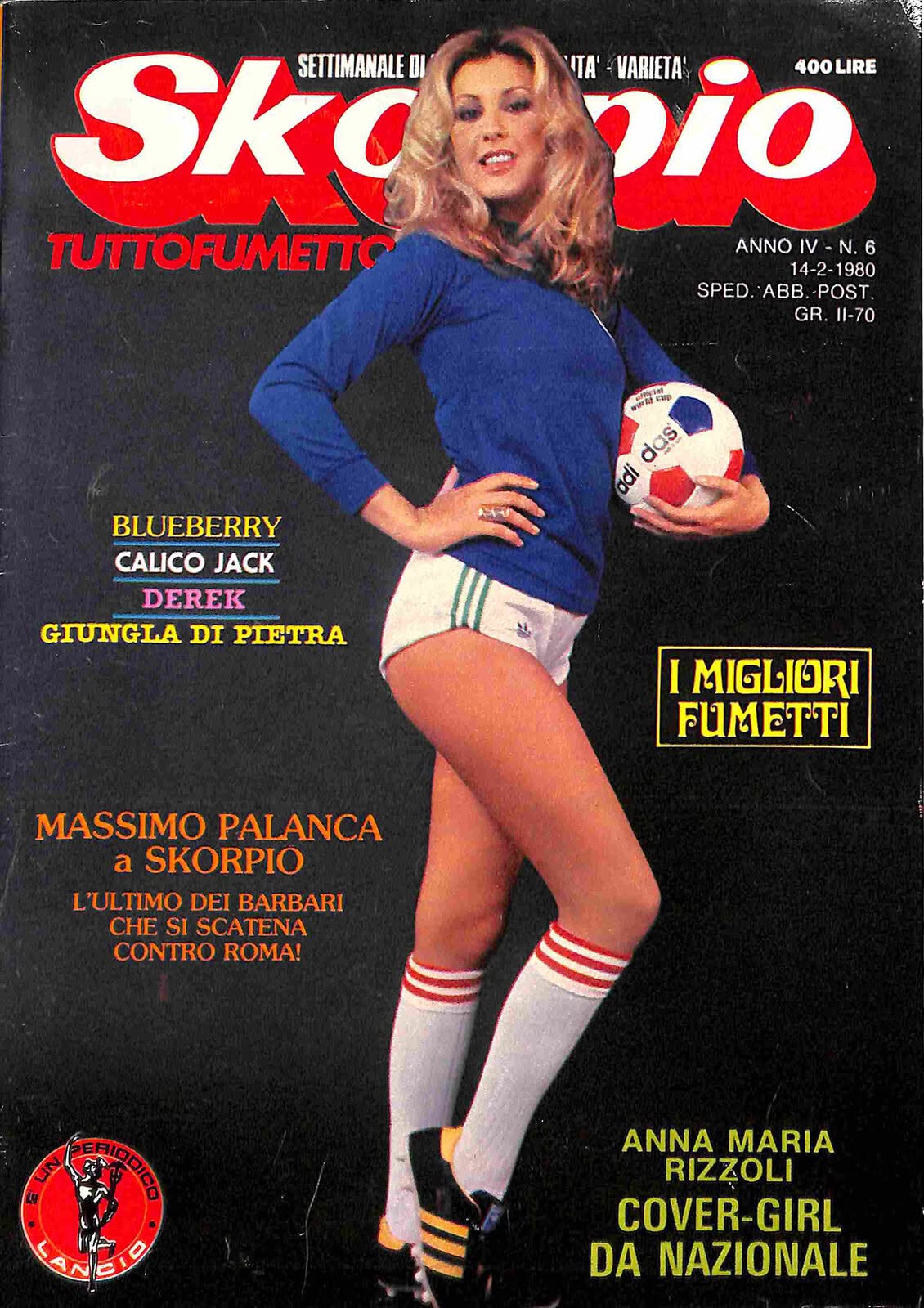 SKORPIO magazine side cover Issue 6 14 February 1980
