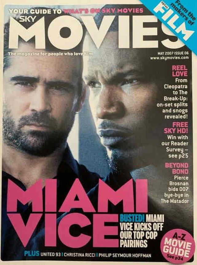 SKY MOVIES magazine side cover Issue 6 May 2007
