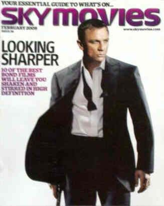 SKY MOVIES magazine side cover Issue 26 February 2009