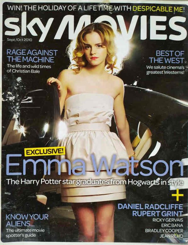 SKY MOVIES magazine side cover Issue 41 September/October 2010
