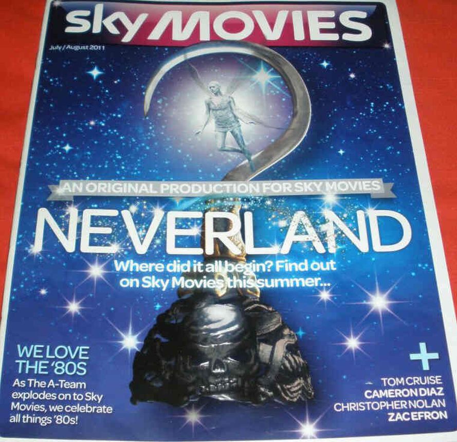 SKY MOVIES magazine side cover Issue 46 July/August 2011