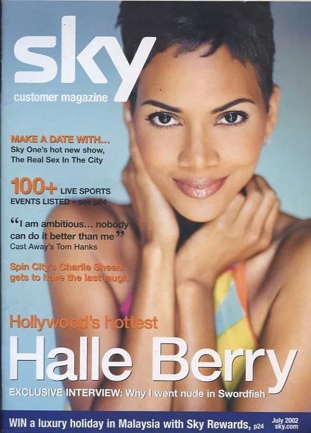SKY CUSTOMER MAGAZINE magazine side cover  July 2002