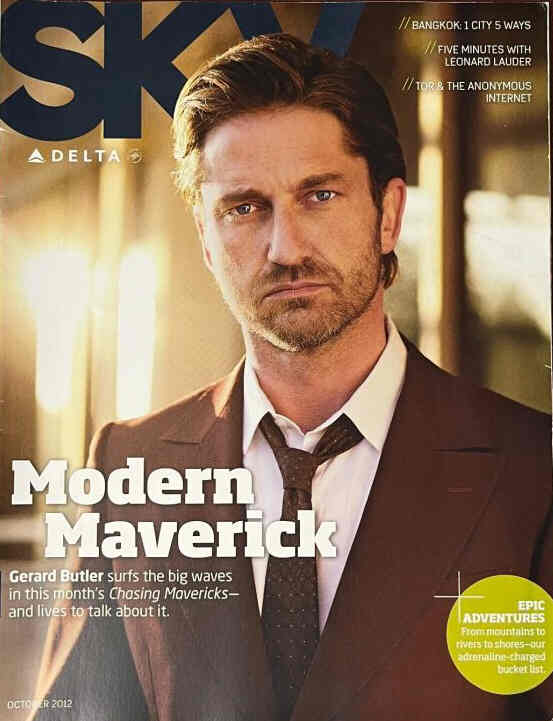 SKY DELTA magazine side cover  October 2012