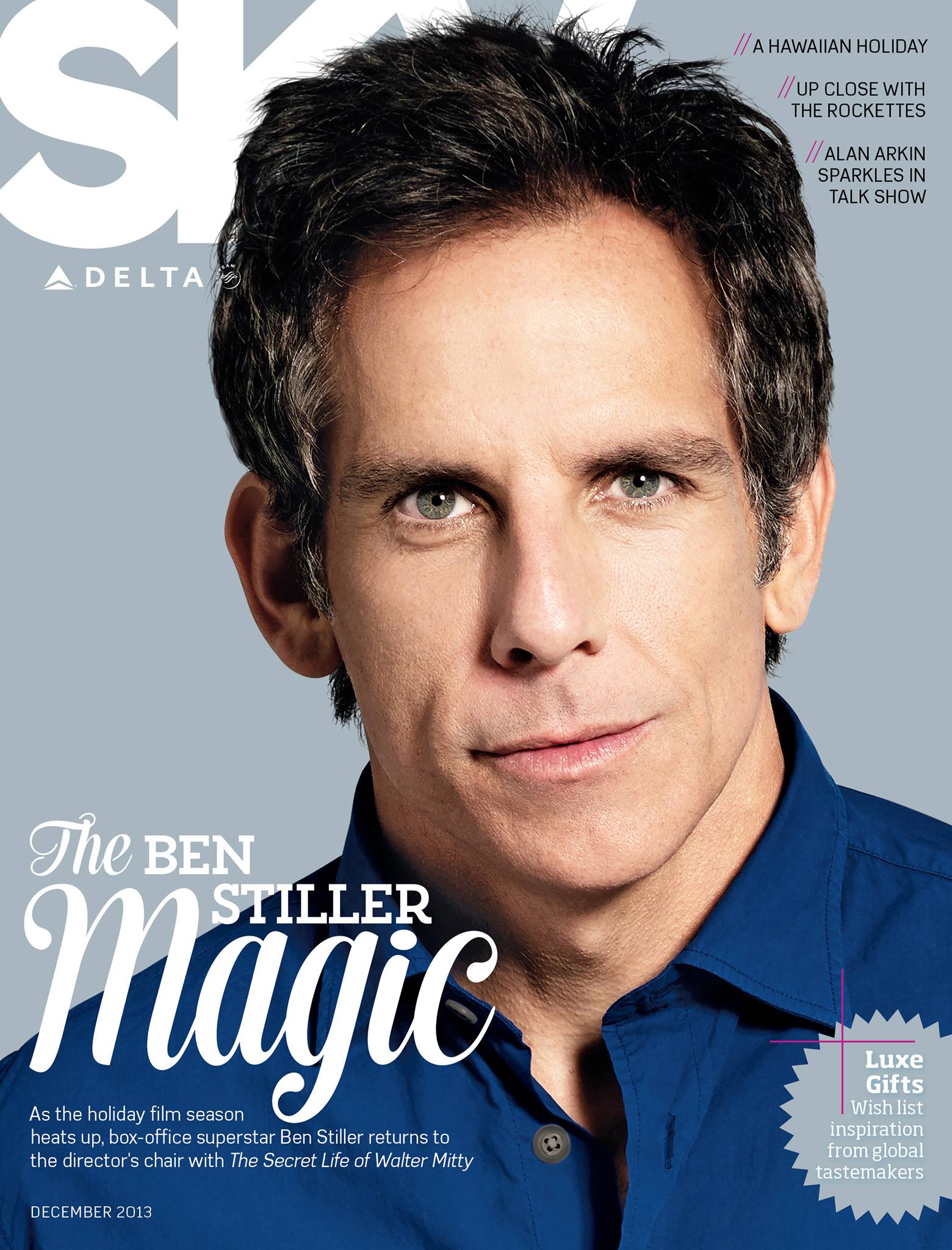 SKY DELTA magazine side cover  December 2013
