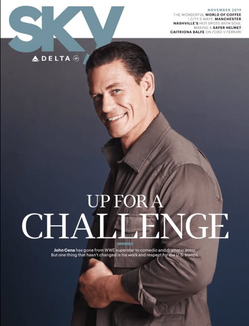 SKY DELTA magazine side cover  November 2019
