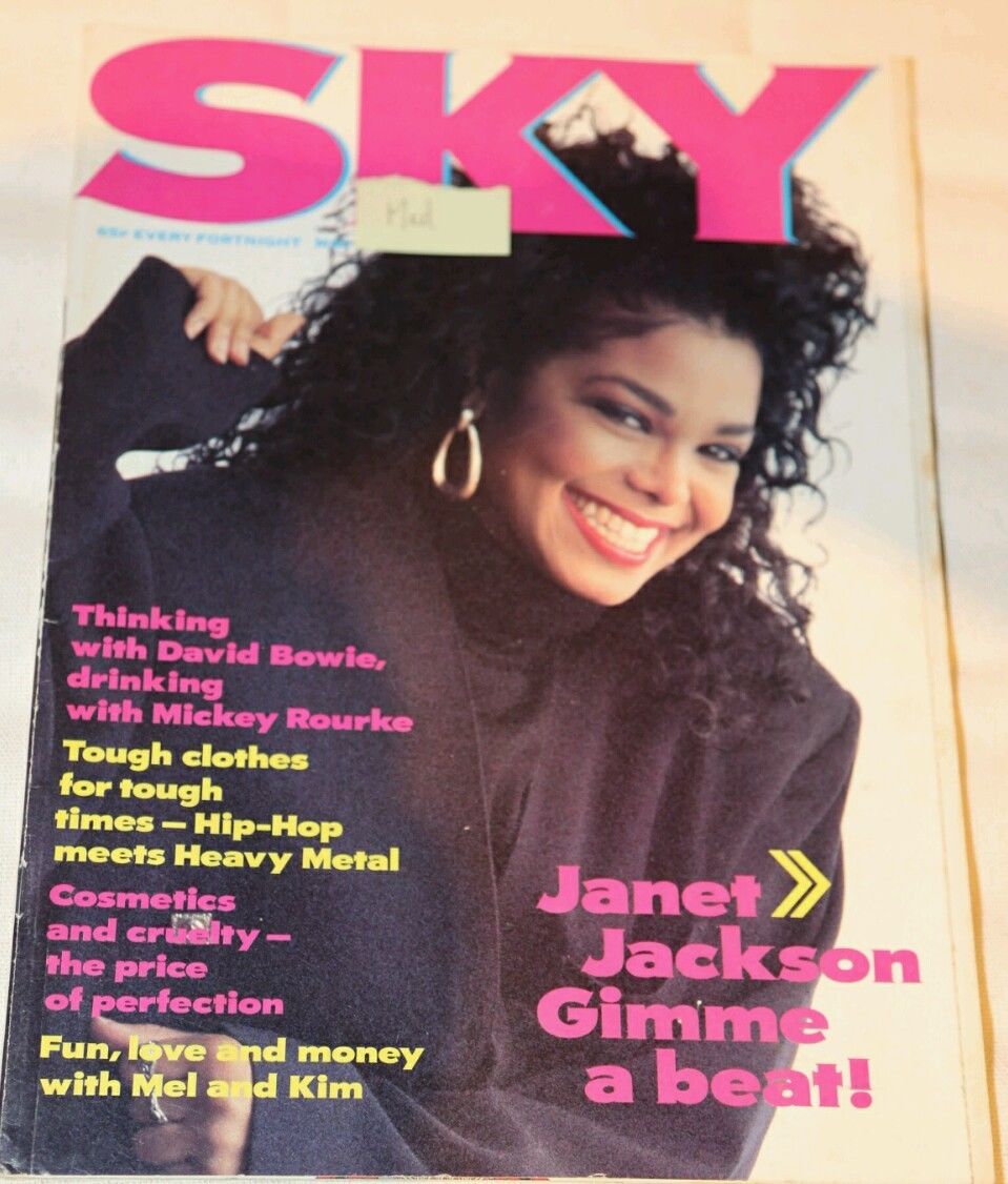 SKYMAG magazine side cover Issue 3 21 May 1987