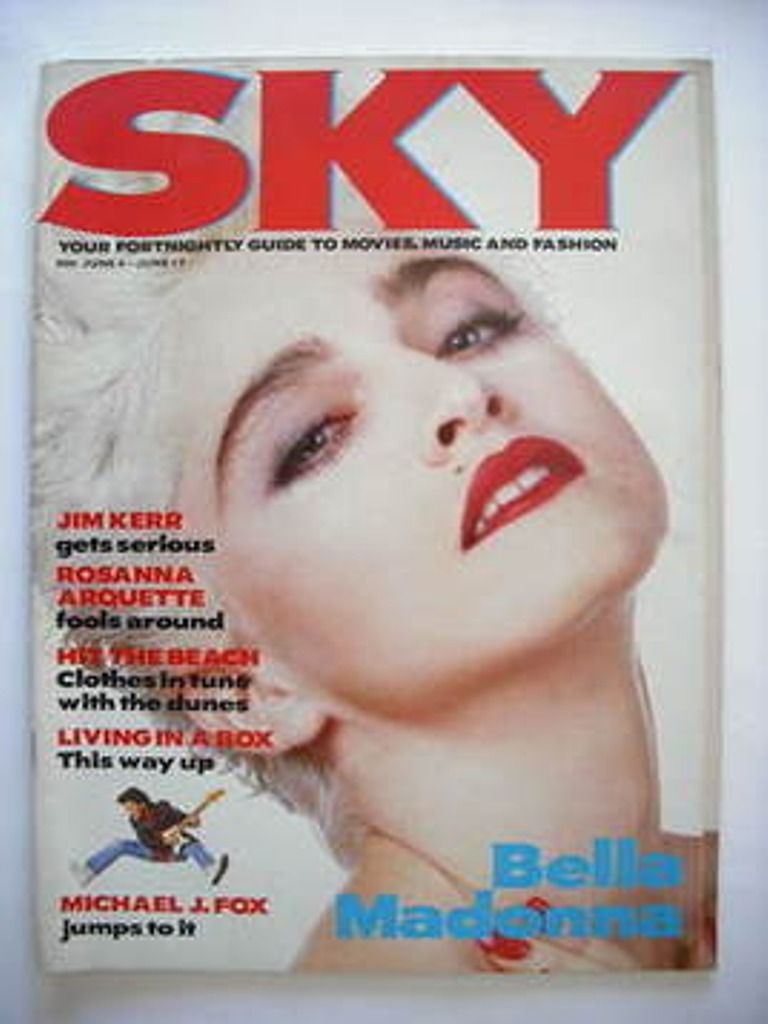 SKYMAG magazine side cover Issue 4 4 June 1987