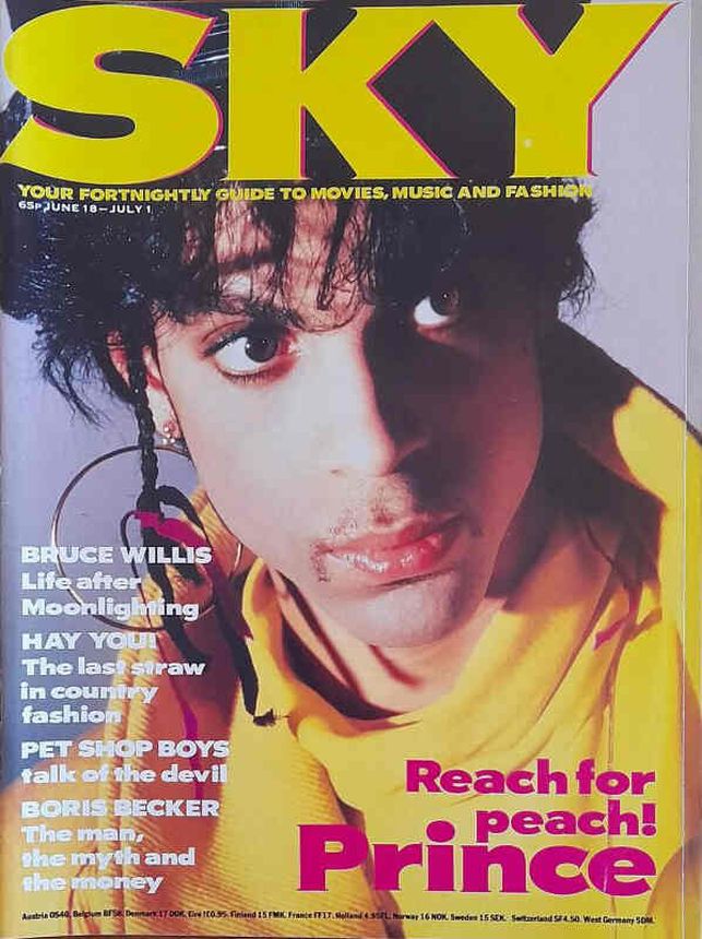 SKYMAG magazine side cover Issue 5 18 June 1987