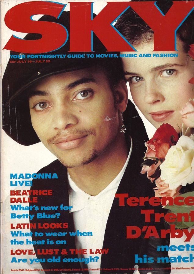 SKYMAG magazine side cover Issue 7 16 July 1987