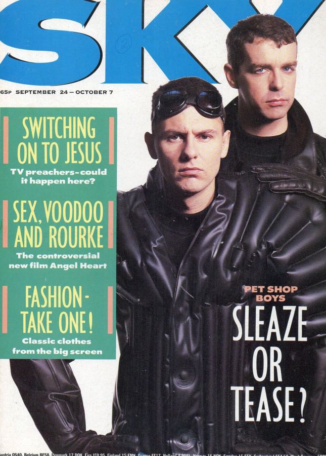 SKYMAG magazine side cover Issue 12 24 September 1987