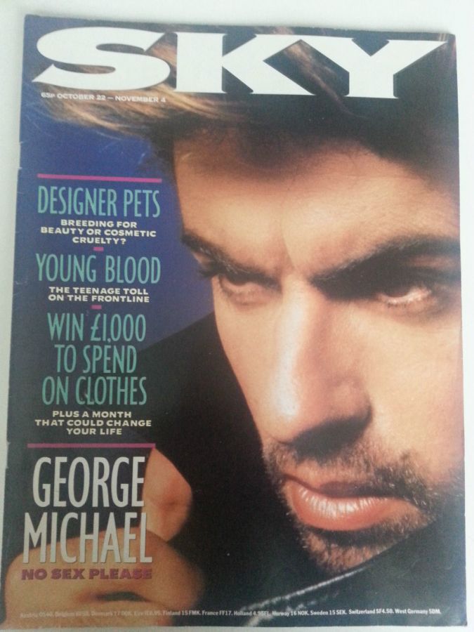 SKYMAG magazine side cover Issue 14 22 October 1987