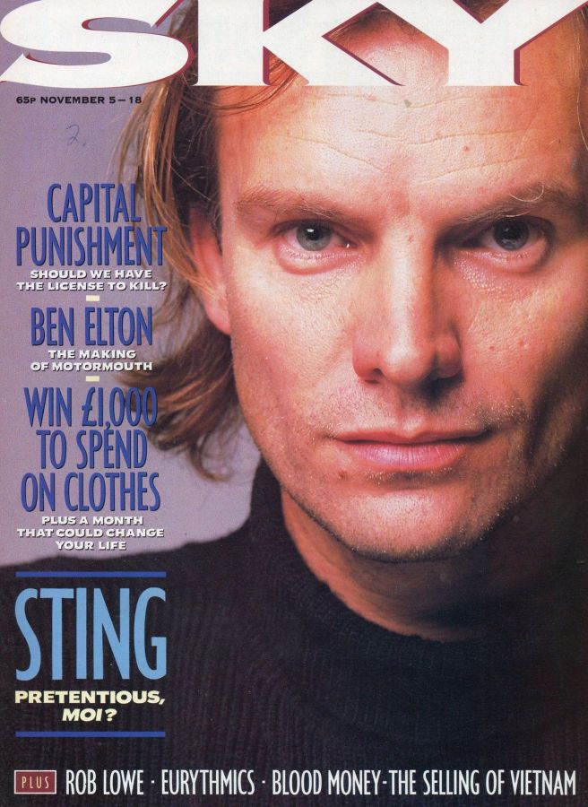SKYMAG magazine side cover Issue 15 5 November 1987