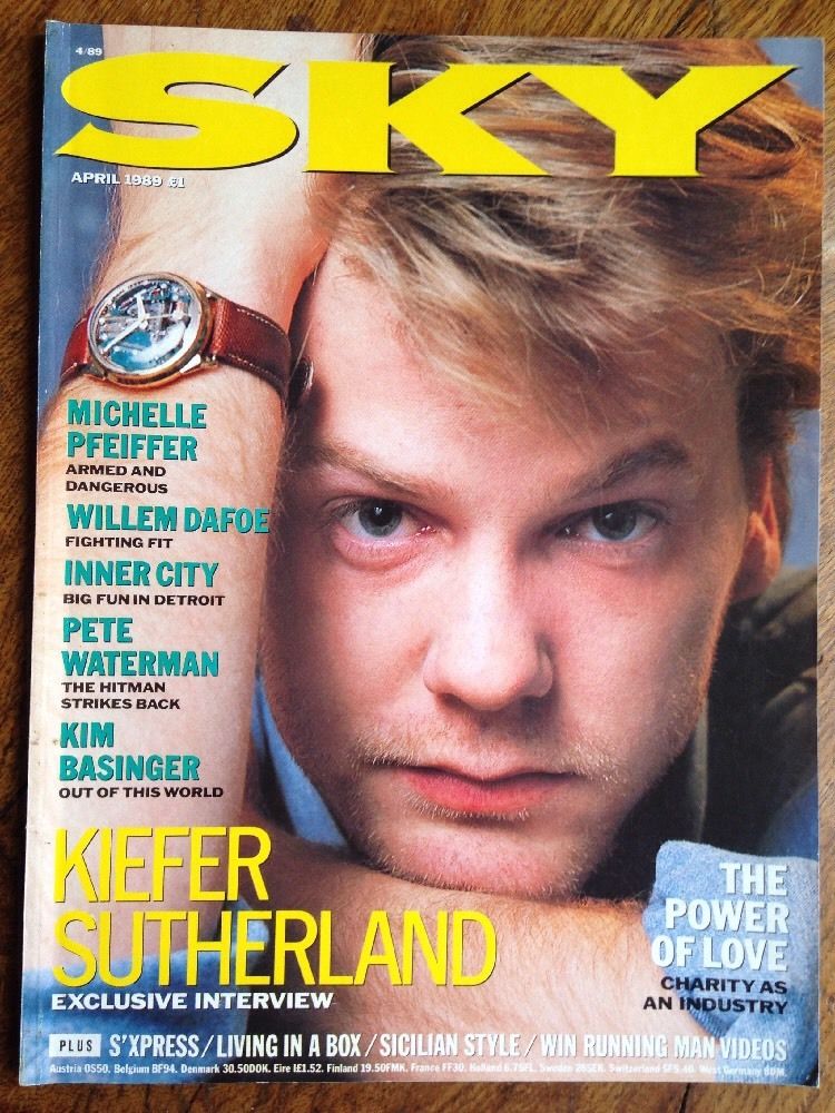 SKYMAG magazine side cover April 1989