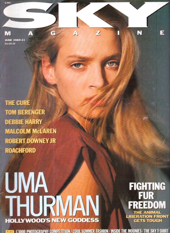 SKYMAG magazine side cover June 1989