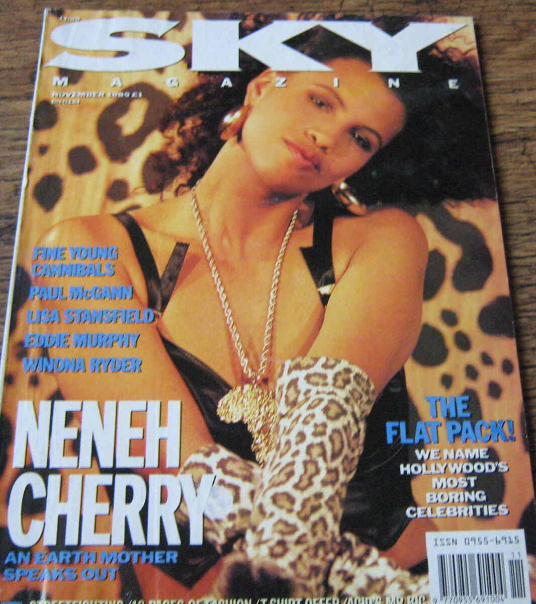SKYMAG magazine side cover November 1989