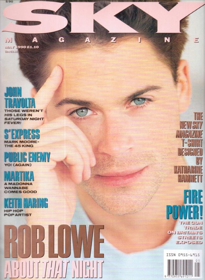 SKYMAG magazine side cover May 1990