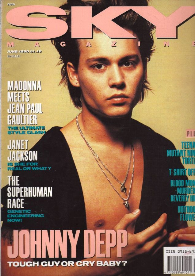 SKYMAG magazine side cover June 1990