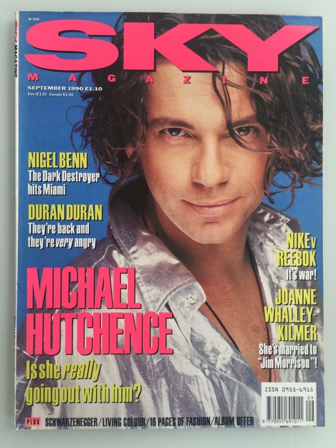 SKYMAG magazine side cover September 1990