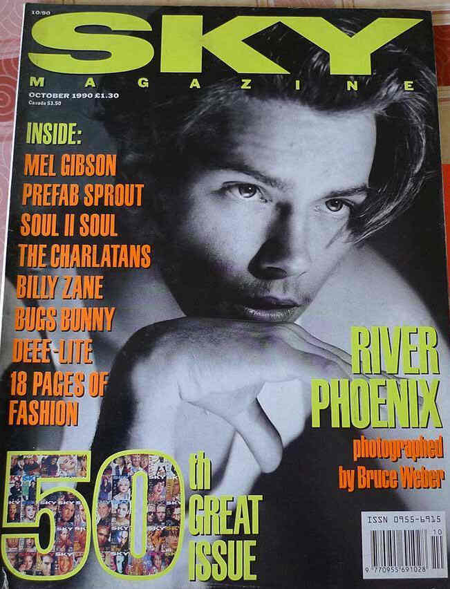 SKYMAG magazine side cover October 1990