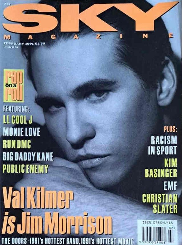 SKYMAG magazine side cover February 1991