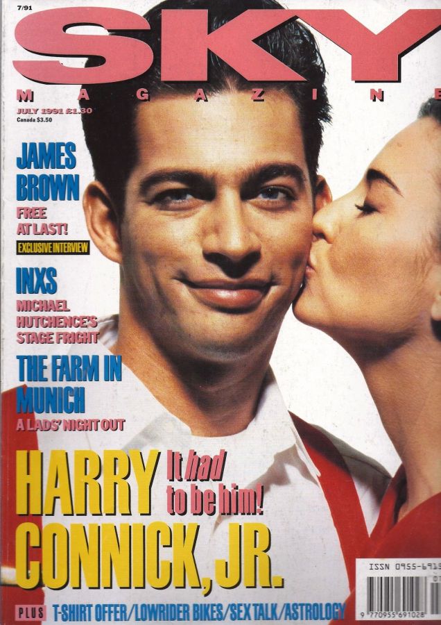 SKYMAG magazine side cover July 1991