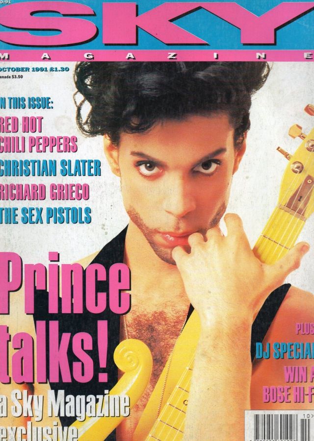 SKYMAG magazine side cover October 1991