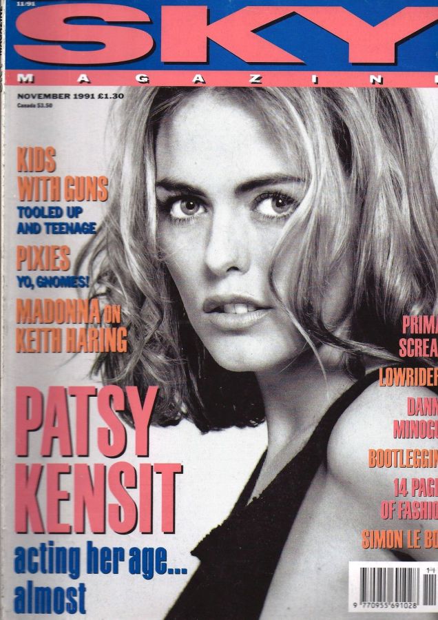 SKYMAG magazine side cover November 1991
